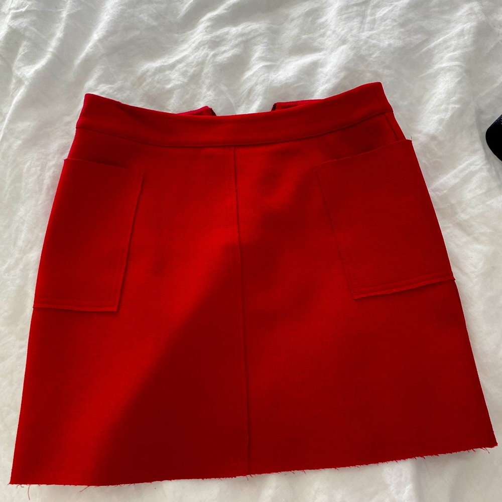 Red Topshop Skirt